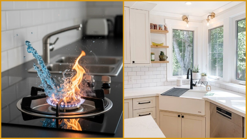 Feng Shui Kitchen Sink and Stove